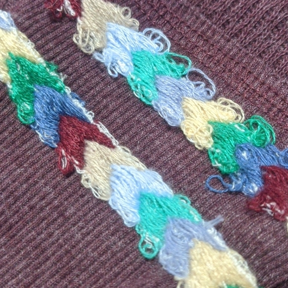 Free People We The Free Rainbow Thermal Wine XS - Picture 7 of 7